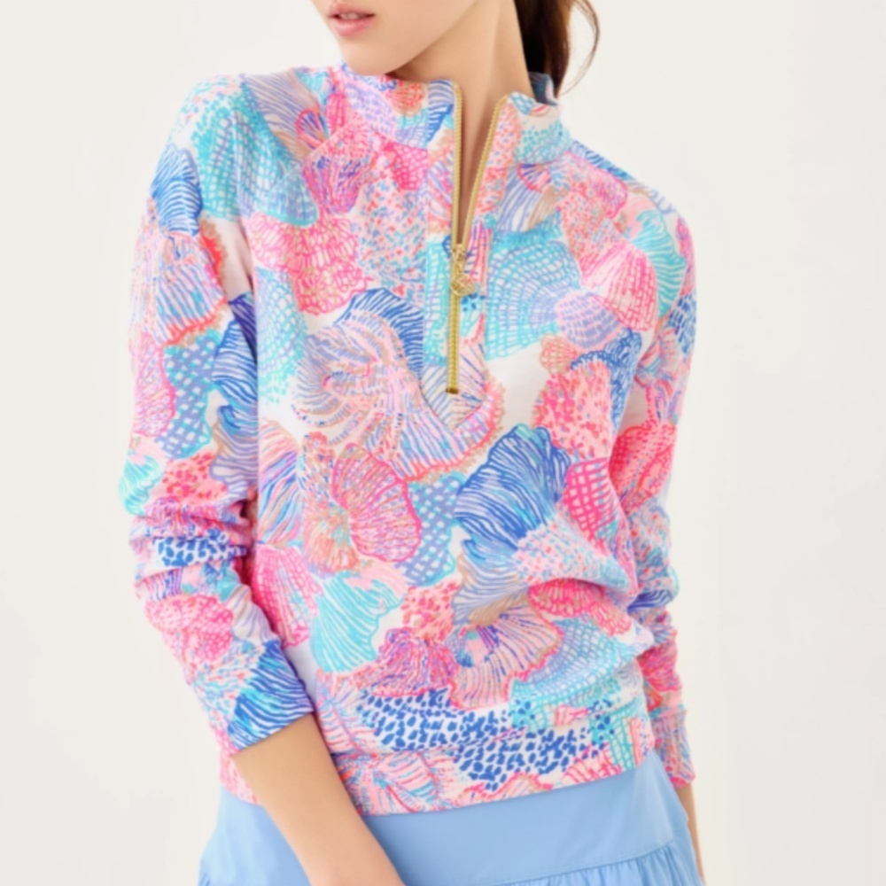 NWT Lilly Pulitzer Rear Of The Sea Ashlee Pullover Size US XL